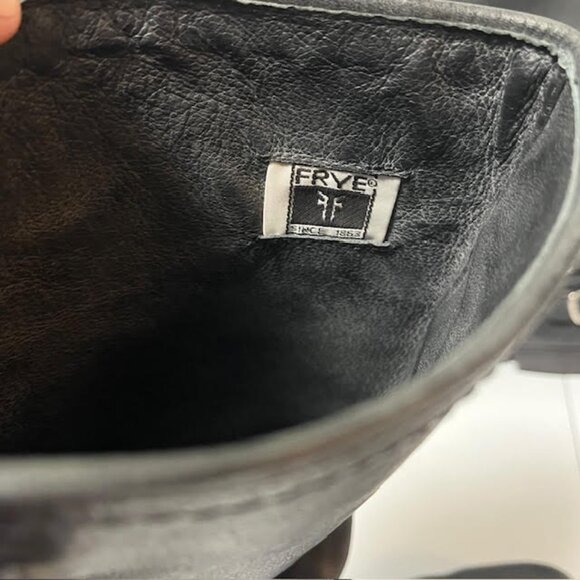 Frye Veronica Slouch Leather Tall Riding Boots US 11 - Picture 11 of 16